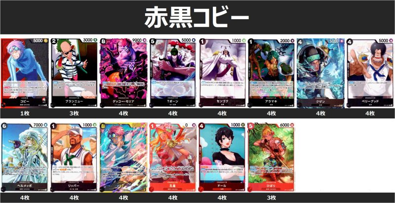 画像1: 赤黒コビー デッキ (1)