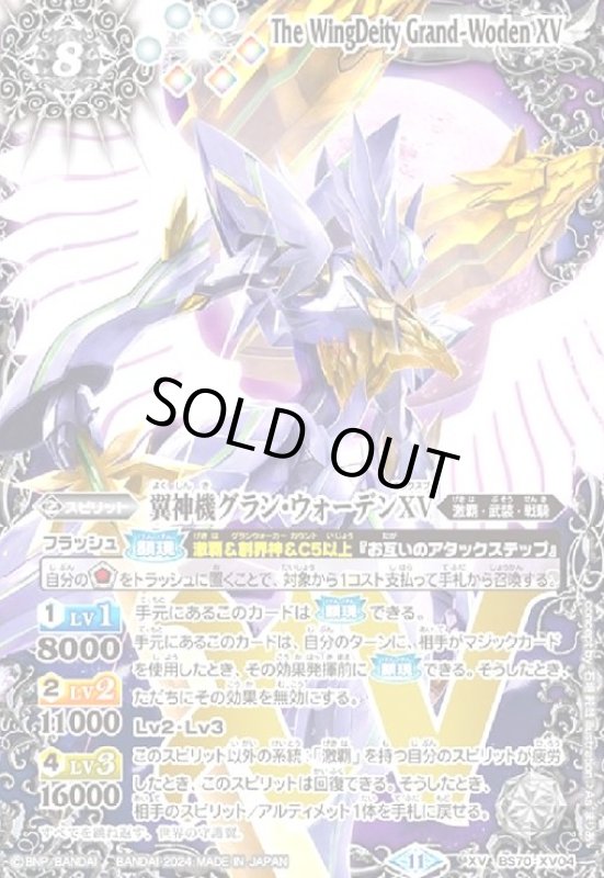 画像1: 翼神機グラン・ウォーデンXV(XV)(BS70-XV04) (1)