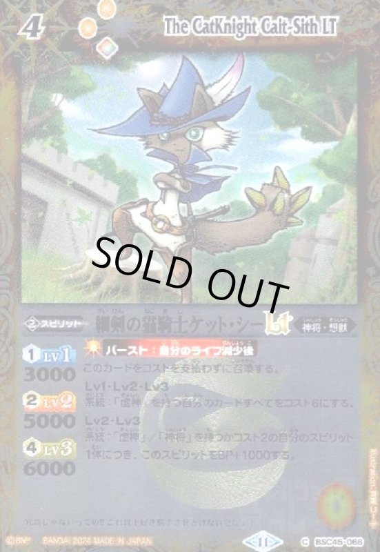 画像1: 細剣の猫騎士ケット・シーLT(C/X仕様)(BSC45-066) (1)