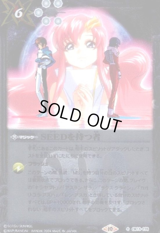 画像1: SEEDを持つ者(X仕様)(C)(CB13-076) (1)