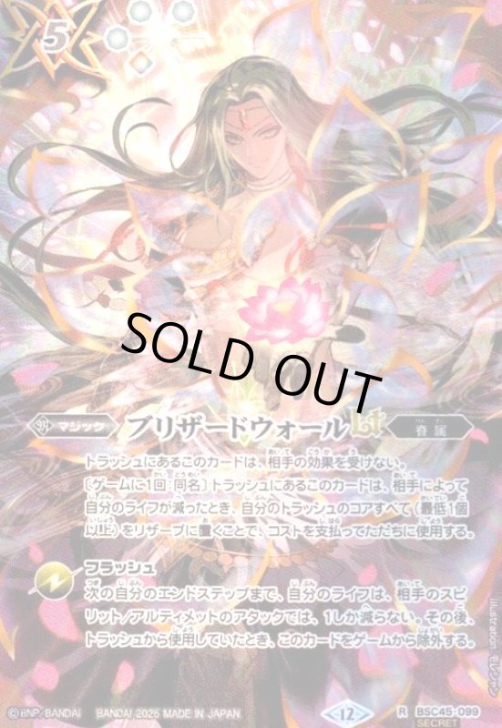画像1: ブリザードウォールLT(R/SECRET)(BSC45-099)(ヴィシュヌ/illust.モレシャン) (1)