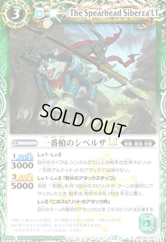 画像1: 一番槍のシベルザLT(C)(BSC49-021) (1)