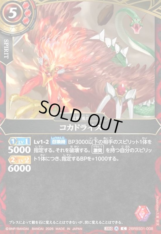 画像1: コカドライス(C)(26RBS01-008) (1)