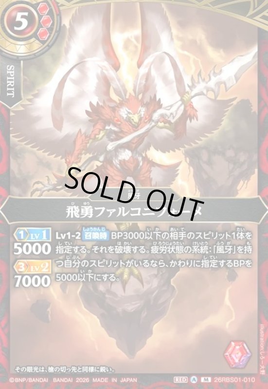 画像1: 飛勇ファルコニフォーメ(M)(26RBS01-010) (1)