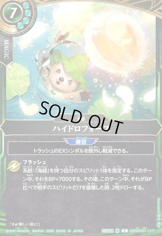 画像1: ハイドロフォース(C)(26RBS01-117) (1)