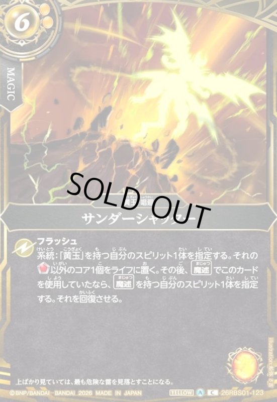 画像1: サンダーシャッター(C)(26RBS01-123) (1)