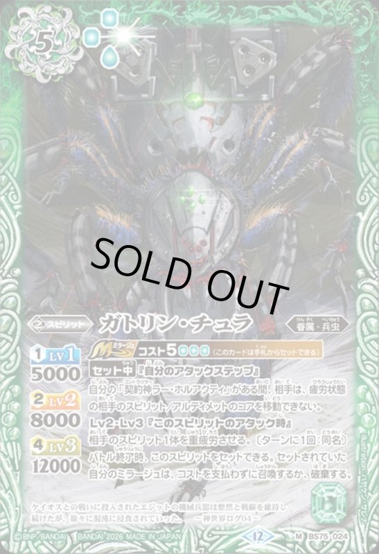 画像1: ガトリン・チュラ(M)(BS75-024) (1)