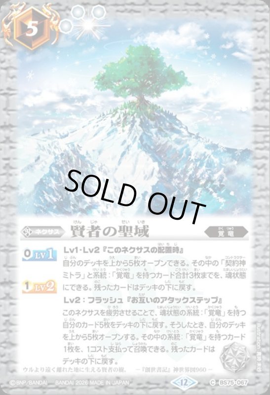 画像1: 賢者の聖域(C)(BS75-067) (1)