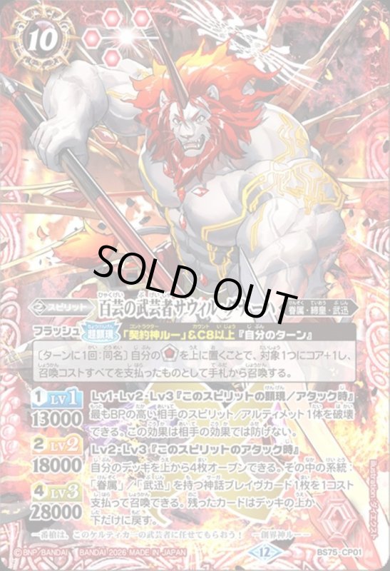 画像1: 百芸の武芸者サウィル・ダナーハ(CP)(BS75-CP01) (1)