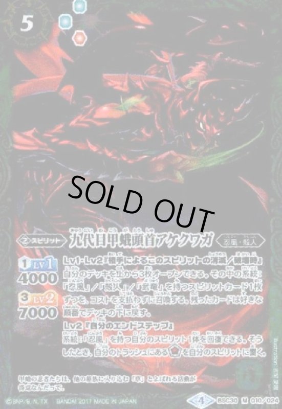 画像1: 九代目甲蛾頭首アケクワガ(M)(BSC30-010) (1)