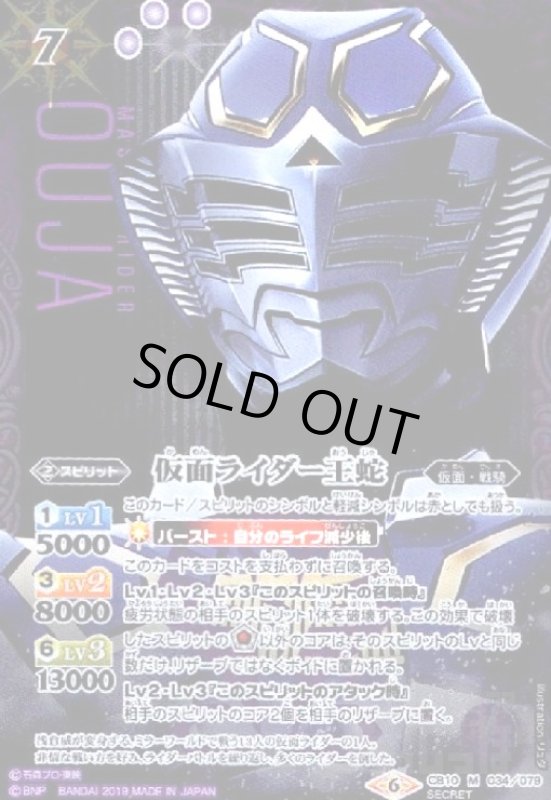 画像1: 仮面ライダー王蛇(M)(SECRET)(CB10-034) (1)