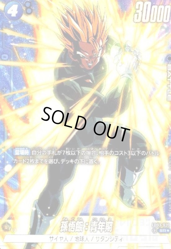 画像1: 孫悟飯:青年期(SR★/パラレル)(FB03-039) (1)