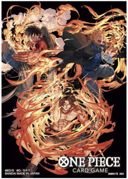 画像1: ONE PIECE リミテッドエディションスリーブ『エース・サボ・ルフィ』 (1)