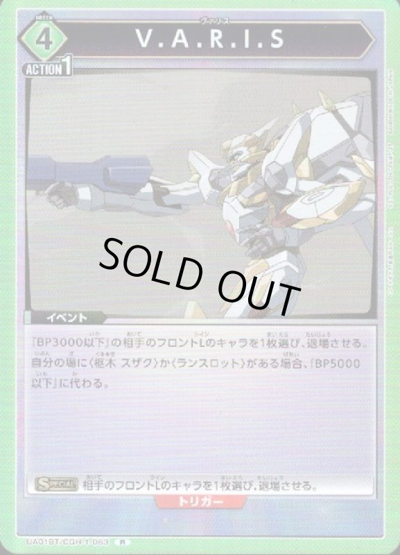 画像1: V.A.R.I.S(R)(UA01BT/CGH-1-063) (1)