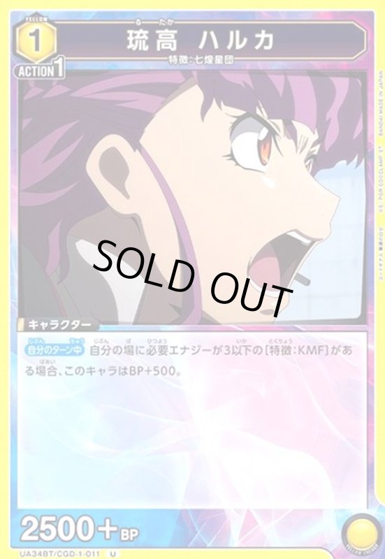 画像1: 琉高 ハルカ(U)(UA34BT/CGD-1-011) (1)