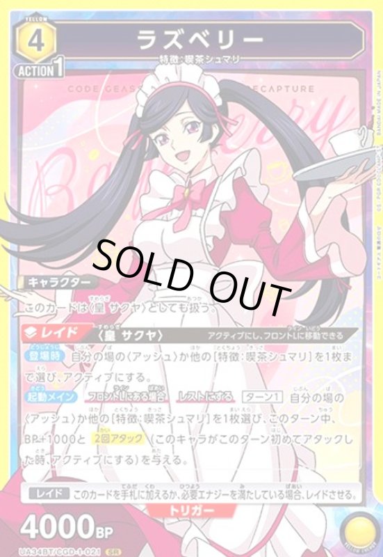 画像1: ラズベリー(SR)(UA34BT/CGD-1-021) (1)