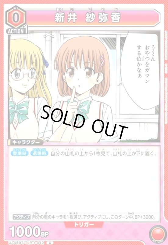 画像1: 新井 紗弥香(C)(UA45BT/TLR-1-042) (1)